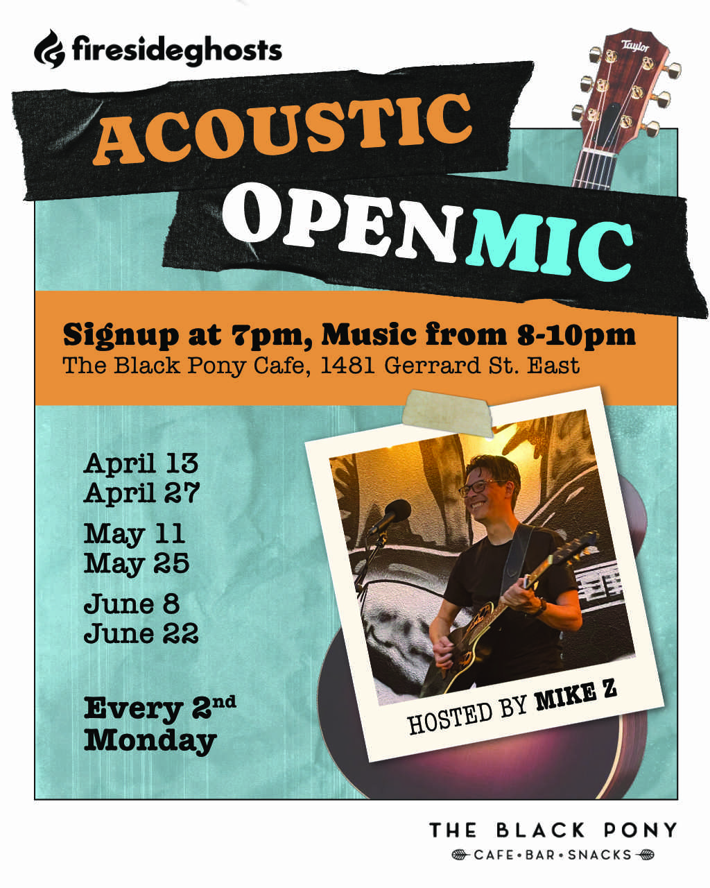 Acoustic Open Mic at the Black Pony